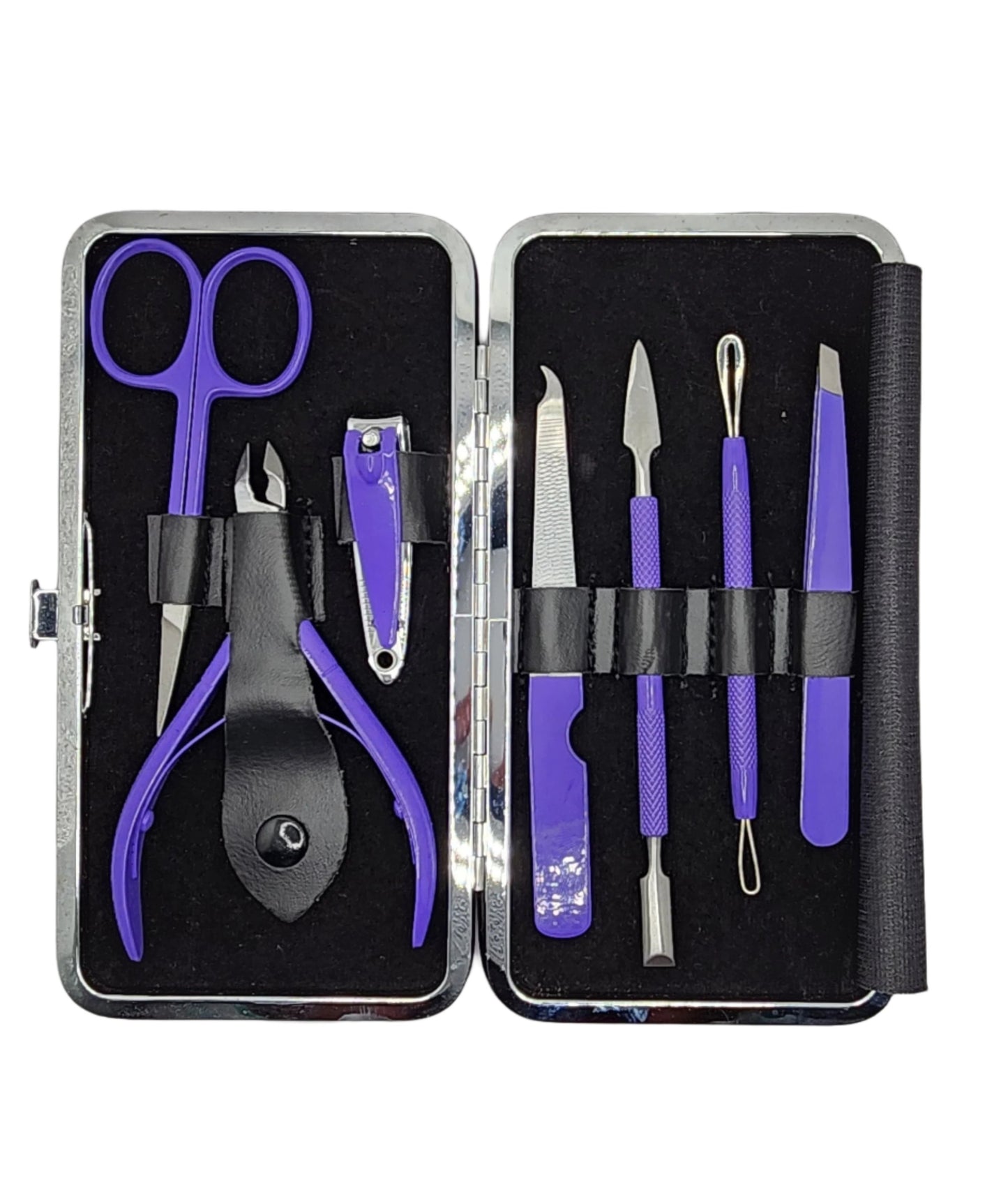 Portable Manicure Kit Nail Clippers 7-pcs set - Stainless Steel