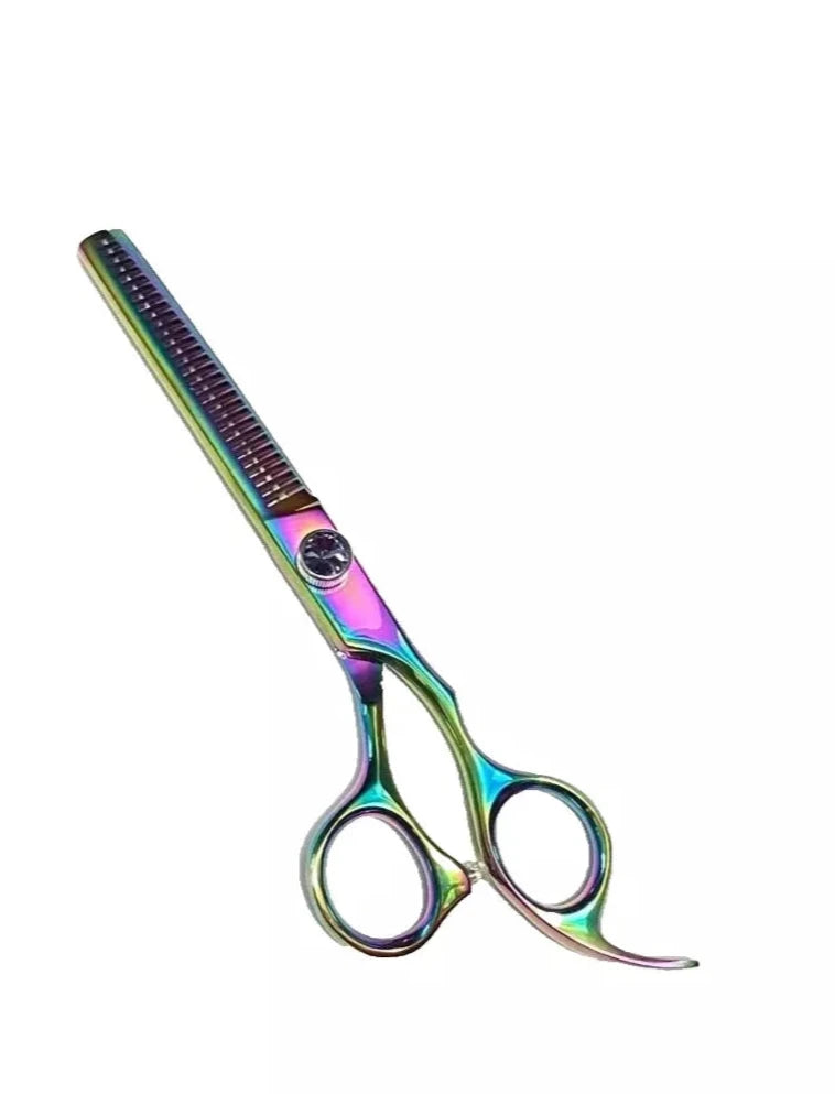 Professional Colorful Teeth Scissor - Hair Thinning Shears - Colorful Hair Cutting Scissor